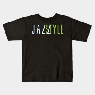 Jazz Style Saxophonist Kids T-Shirt